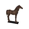 ΕΠΙΤΡΑΠΕΖΙΑ ΔΙΑΚΟΣΜΗΤΙΚΗ ΦΙΓΟΥΡΑ Fylliana "Horse" ΚΑΦΕ ΧΡΩΜΑ 47x8x48εκ 374-224-332