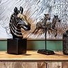 ΕΠΙΤΡΑΠΕΖΙΟ ΔΙΑΚΟΣΜΗΤΙΚΟ Fylliana "Zebra" ΜΑΥΡΟ-ΧΡΥΣΟ ΧΡΩΜΑ 12,2x22x40,5εκ 253-223-502