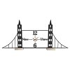 ΕΠΙΤΡΑΠΕΖΙΟ ΡΟΛΟΙ Fylliana "Bridge" NATURE ΞΥΛΟ-ΜΕΤΑΛΛΟ 50x8x30εκ sls 125-222-334
