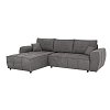 ΓΩΝΙΑΚΟΣ ΚΑΝΑΠΕΣ Fylliana Atlanta ΓΚΡΙ ΧΡΩΜΑ 265x190x95εκ 880-225-053