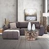 ΓΩΝΙΑΚΟΣ ΚΑΝΑΠΕΣ Fylliana Atlanta ΚΑΦΕ ΧΡΩΜΑ 265x190x95εκ 880-225-054