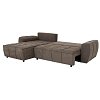 ΓΩΝΙΑΚΟΣ ΚΑΝΑΠΕΣ Fylliana Atlanta ΚΑΦΕ ΧΡΩΜΑ 265x190x95εκ 880-225-054
