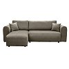 ΓΩΝΙΑΚΟΣ ΚΑΝΑΠΕΣ Fylliana Fiesta ΚΑΦΕ-ΜΠΕΖ ΧΡΩΜΑ 265x165x95εκ 880-225-056