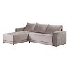 ΓΩΝΙΑΚΟΣ ΚΑΝΑΠΕΣ ΚΡΕΒΑΤΙ Lotos ΚΑΦΕ ΧΡΩΜΑ 237x168x80εκ 21044841