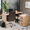ΓΡΑΦΕΙΟ ARHIMED ARTISAN OAK-ΜΑΥΡΟ 138x102x75εκ 11008173