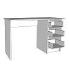 ΓΡΑΦΕΙΟ Leo Sonoma 121x50x75εκ 11008653