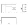 ΓΡΑΦΕΙΟ LIBER SONOMA 135x50x75,5εκ 11008649