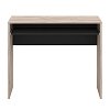 ΓΡΑΦΕΙΟ PARIS GREY OAK-ΜΑΥΡΟ 90x45x74εκ prs 11012765