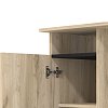 ΓΡΑΦΕΙΟ Rey GREY OAK-ΜΑΥΡΟ 100x50x74,5εκ 11011288