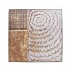 ΚΑΔΡΟ Fylliana 7901 ΜΠΕΖ-ΚΑΦΕ ΧΡΩΜΑ 80x3x80εκ 373-223-981