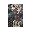 ΚΑΔΡΟ Fylliana African lady 701 ΜΑΥΡΟ-ΜΠΕΖ-ΚΑΦΕ ΧΡΩΜΑ 60x3x90εκ 374-224-221