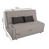 ΚΑΝΑΠΕΣ ΔΙΘΕΣΙΟΣ Fylliana New Montana ΓΚΡΙ-ΣΚ.ΓΚΡΙ 145x100x92εκ 839-82-580