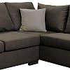 ΚΑΝΑΠΕΣ ΓΩΝΙΑ ΔΕΞΙΑ Fylliana New Toulouse TAUPE ΥΦΑΣΜΑ ΜΕ MOCCA ΜΑΞΙΛΑΡΙΑ 260x205x93εκ 831-124-967