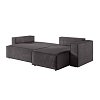 ΚΑΝΑΠΕΣ ΓΩΝΙΑ Fylliana New Isabella ΓΚΡΙ ΧΡΩΜΑ ΥΦΑΣΜΑΤΟΣ 270x160x90εκ 872-224-078