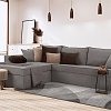 ΚΑΝΑΠΕΣ ΓΩΝΙΑ Fylliana OLYMP 23 ΓΚΡΙ 280x210x80εκ 872-92-005