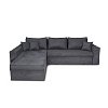 ΚΑΝΑΠΕΣ ΓΩΝΙΑ Fylliana OLYMP 23 ΓΚΡΙ 280x210x80εκ 872-92-005