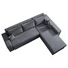 ΚΑΝΑΠΕΣ ΓΩΝΙΑ Fylliana OLYMP 23 ΓΚΡΙ 280x210x80εκ 872-92-005