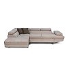 ΚΑΝΑΠΕΣ ΓΩΝΙΑ Fylliana RIO-M 3+4 ΑΡΙΣΤΕΡΗ TAUPE / ΚΑΦΕ 278x192x79εκ 872-92-010