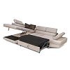 ΚΑΝΑΠΕΣ ΓΩΝΙΑ Fylliana RIO-M 3+4 ΑΡΙΣΤΕΡΗ TAUPE / ΚΑΦΕ 278x192x79εκ 872-92-010