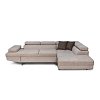 ΚΑΝΑΠΕΣ ΓΩΝΙΑ Fylliana RIO-M 3+4 ΔΕΞΙΑ TAUPE / ΚΑΦΕ 278x192x79εκ 872-92-008
