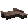 ΚΑΝΑΠΕΣ ΓΩΝΙΑ Fylliana OLYMP 4 ΚΑΦΕ 280x210x80εκ 872-92-006