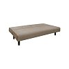 ΚΑΝΑΠΕΣ-ΚΡΕΒΑΤΙ Fylliana Flipzy CAPPUCCINO ΥΦΑΣΜΑ 170x78x85εκ 831-225-002