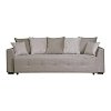 ΚΑΝΑΠΕΣ-ΚΡΕΒΑΤΙ Fylliana Silva ΜΠΕΖ ΥΦΑΣΜΑ 240x90x88εκ 880-223-027