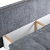 ΚΑΝΑΠΕΣ ΚΡΕΒΑΤΙ Mina ΓΚΡΙ ΧΡΩΜΑ 208x95x80εκ 21044928