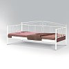 ΚΑΝΑΠΕΣ ΜΕΤΑΛΛΙΚΟΣ Fylliana ARIEL ΜΠΕΖ 210x100x83εκ 827-18-013