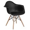 ΚΑΡΕΚΛΑ Fylliana Casual ΜΑΥΡΟ ΚΑΘΙΣΜΑ ΜΕ ΦΥΣΙΚΑ ΠΟΔΙΑ 65x64x79εκ 4τμχ 630-00-005