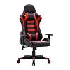ΚΑΡΕΚΛΑ GAMING Fylliana SAR-1 ΜΑΥΡΟ-ΚΟΚΚΙΝΟ ΤΕΧΝΟΔΕΡΜΑ 64x53x135εκ 387-00-006