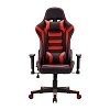 ΚΑΡΕΚΛΑ GAMING Fylliana SAR-1 ΜΑΥΡΟ-ΚΟΚΚΙΝΟ ΤΕΧΝΟΔΕΡΜΑ 64x53x135εκ 387-00-006