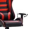 ΚΑΡΕΚΛΑ GAMING Fylliana SAR-1 ΜΑΥΡΟ-ΚΟΚΚΙΝΟ ΤΕΧΝΟΔΕΡΜΑ 64x53x135εκ 387-00-006