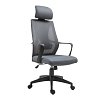 ΚΑΡΕΚΛΑ ΓΡΑΦΕΙΟΥ Fylliana 206 ΓΚΡΙ ΧΡΩΜΑ 60x65x130εκ 388-221-016