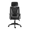ΚΑΡΕΚΛΑ ΓΡΑΦΕΙΟΥ Fylliana 206 ΓΚΡΙ ΧΡΩΜΑ 60x65x130εκ 388-221-016