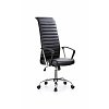 ΚΑΡΕΚΛΑ ΓΡΑΦΕΙΟΥ ΜΑΥΡΗ ΔΕΡΜΑΤΙΝΗ SP-6351-6 57x60x117-127εκ 425-16-003
