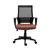 ΚΑΡΕΚΛΑ ΓΡΑΦΕΙΟΥ Fylliana FL19-3Α  ΚΑΦΕ ΧΡΩΜΑ 60x63x95/105εκ 388-121-011