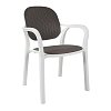 ΚΑΡΕΚΛΑ ΚΗΠΟΥ Fylliana Eliza ΛΕΥΚΟ-ΑΝΘΡΑΚΙ ΧΡΩΜΑ 57x41x83εκ 824-124-018