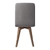 ΚΑΡΕΚΛΑ ΤΡΑΠΕΖΑΡΙΑΣ Fylliana NEW T-17 ΓΚΡΙ ME GREY ΠΟΔΙΑ 42x48x87εκ 2τμχ 839-122-763