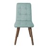 ΚΑΡΕΚΛΑ ΤΡΑΠΕΖΑΡΙΑΣ Fylliana NEW T-17 MINT ME GREY ΠΟΔΙΑ 42x48x87εκ 2τμχ 839-122-759