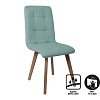ΚΑΡΕΚΛΑ ΤΡΑΠΕΖΑΡΙΑΣ Fylliana NEW T-17 MINT ME GREY ΠΟΔΙΑ 42x48x87εκ 2τμχ 839-122-759