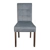 ΚΑΡΕΚΛΑ ΤΡΑΠΕΖΑΡΙΑΣ Fylliana Τ-12 Domenic MINT ΥΦΑΣΜΑ GREY OAK ΠΟΔΙΑ 45x45x90εκ 2τμχ 839-121-699