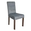 ΚΑΡΕΚΛΑ ΤΡΑΠΕΖΑΡΙΑΣ Fylliana Τ-12 Domenic MINT ΥΦΑΣΜΑ GREY OAK ΠΟΔΙΑ 45x45x90εκ 2τμχ 839-121-699
