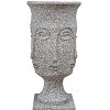 ΚΑΣΠΩ ΔΑΠΕΔΟΥ Fylliana  FL1996 "Face" ΓΚΡΙ ΧΡΩΜΑ 35x35x93εκ 374-223-357