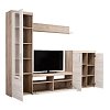 ΚΕΝΤΡΟ ΨΥΧΑΓΩΓΙΑΣ-ΣΥΝΘΕΣΗ Arno Grey Oak-White Oak 262x35x195εκ 11008760
