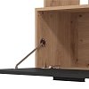 ΚΕΝΤΡΟ ΨΥΧΑΓΩΓΙΑΣ-ΣΥΝΘΕΣΗ BRAGA ARTISAN OAK-ΜΑΥΡΟ 168x35x157εκ 11011452