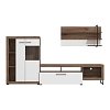 ΚΕΝΤΡΟ ΨΥΧΑΓΩΓΙΑΣ-ΣΥΝΘΕΣΗ CAEN FLAGSTAFF OAK-ΛΕΥΚΟ HIGH GLOSS FOIL 263x40x170εκ 11011916