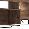 ΚΕΝΤΡΟ ΨΥΧΑΓΩΓΙΑΣ-ΣΥΝΘΕΣΗ CAEN FLAGSTAFF OAK-ΛΕΥΚΟ HIGH GLOSS FOIL 263x40x170εκ 11011916