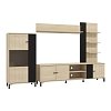 ΚΕΝΤΡΟ ΨΥΧΑΓΩΓΙΑΣ-ΣΥΝΘΕΣΗ CAMARGUE OAK-BLACK OAK 263x40x167εκ 11014735