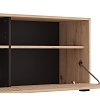 ΚΕΝΤΡΟ ΨΥΧΑΓΩΓΙΑΣ-ΣΥΝΘΕΣΗ CHANIA ARTISAN OAK-ARTISAN OAK ΜΕ ΜΑΥΡΕΣ ΓΡΑΜΜΕΣ-ΜΑΥΡΟ 196x33x140εκ xtrt 11013496